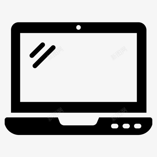 手提电脑电脑显示器svg_新图网 https://ixintu.com 电脑 手提电脑 显示器 笔记本 摄影 平面设计 字形 图标