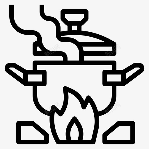 煮沸烹饪厨房svg_新图网 https://ixintu.com 烹饪 煮沸 厨房 轮廓 图标