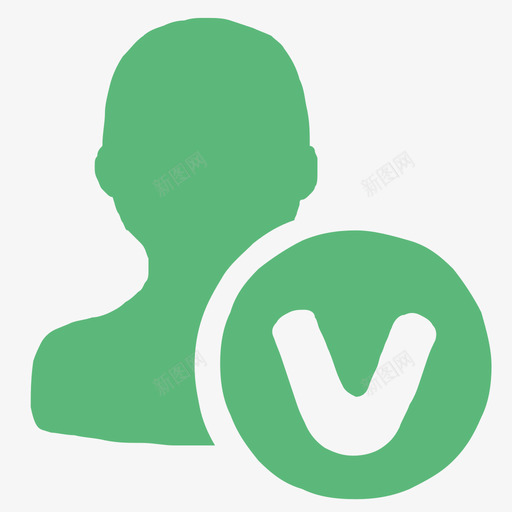 实名认证iconsvg_新图网 https://ixintu.com 实名 认证 icon