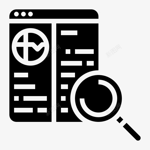 研究查找参考svg_新图网 https://ixintu.com 研究 查找 参考 创意 立体 立体图 图标