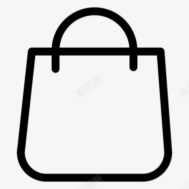 包篮子电子商务图标