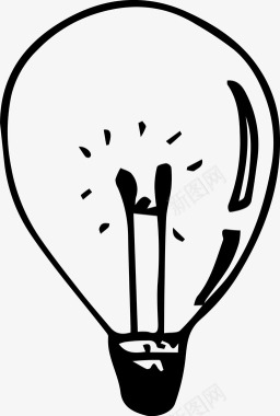 灯泡家用电器创意图标