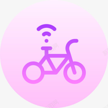 自行车物联网192圆形图标