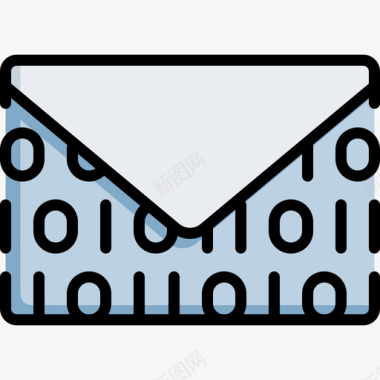 邮件互联网安全70线颜色图标