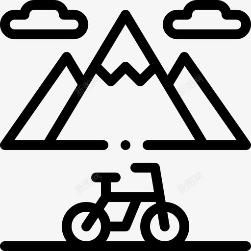 自行车道自行车比赛15直线svg_新图网 https://ixintu.com 自行车 行车道 比赛 直线