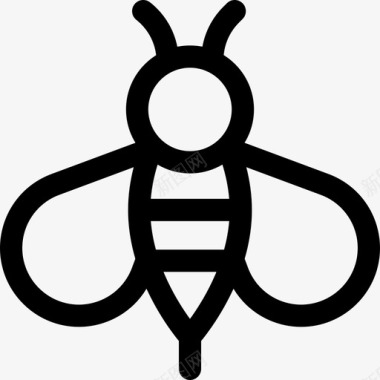 蜜蜂野生动物54直系图标