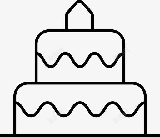 18多层蛋糕svg_新图网 https://ixintu.com 多层 蛋糕