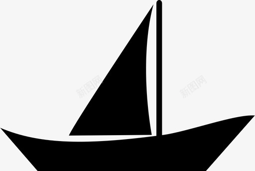 帆船海洋大海图标