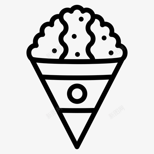 雪糕甜点刨冰svg_新图网 https://ixintu.com 雪糕 甜点 刨冰 甜食 快餐