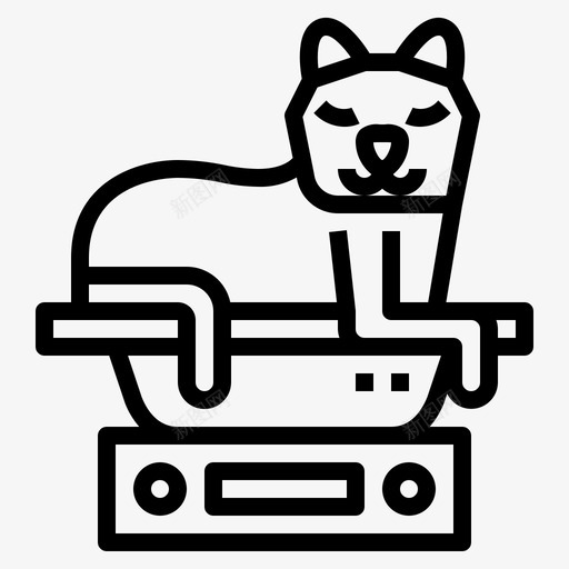 猫宠物爱好者1直系svg_新图网 https://ixintu.com 宠物 爱好者 直系