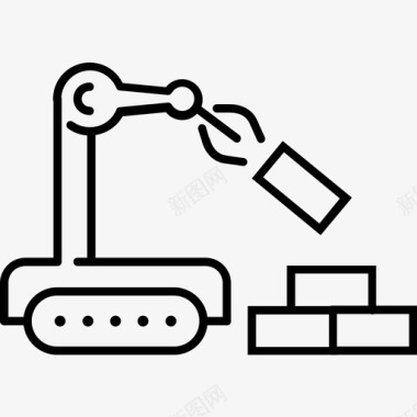 机器人建造者砖块建筑图标