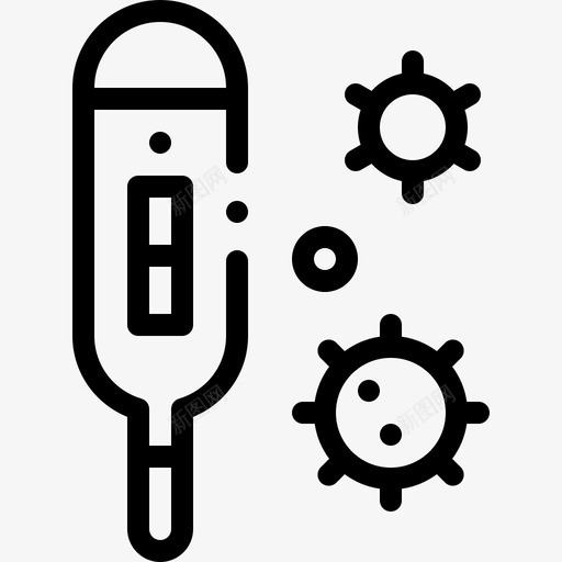 温度计社会距离20线性svg_新图网 https://ixintu.com 温度计 社会 距离 线性