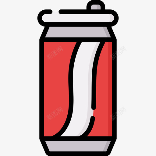 汽水罐夏季食品和饮料12线性颜色svg_新图网 https://ixintu.com 汽水 水罐 夏季 食品 饮料 线性 颜色