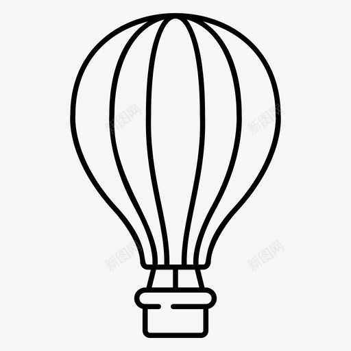 热气球飞艇阻塞气球svg_新图网 https://ixintu.com 气球 热气球 飞艇 阻塞 火气 气象 运输 矢量 线图 图标
