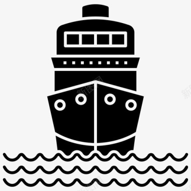 游船船货船图标