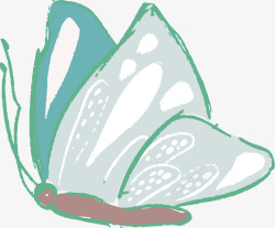 手绘卡通可爱女生兔子花卉图案PS手账手幅装饰设计9素材
