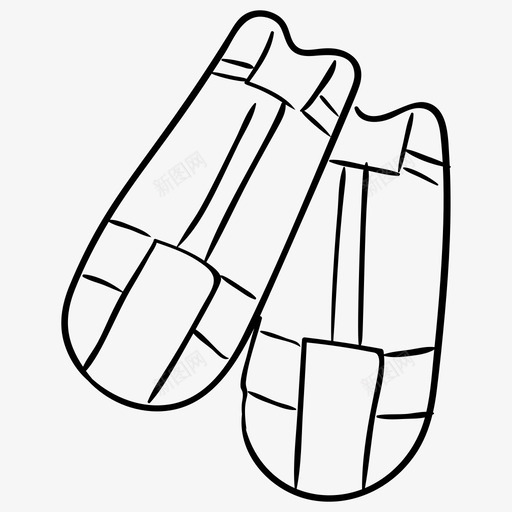 板球垫板球设备护膝svg_新图网 https://ixintu.com 板球 运动 设备 护膝 工具 运动服 套装 曲棍球 滑雪 雪线 图标