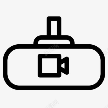 后视镜反射信号图标