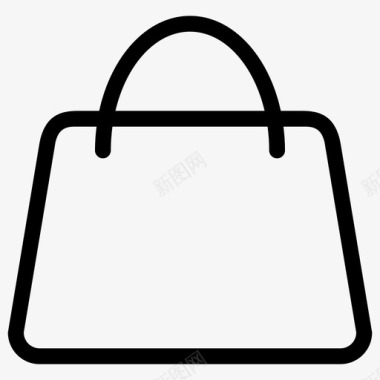 购物袋商业购物者图标