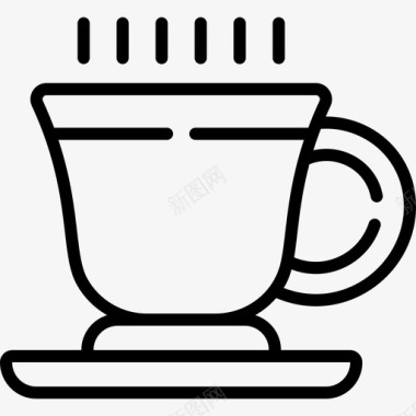 咖啡杯法国22直筒图标