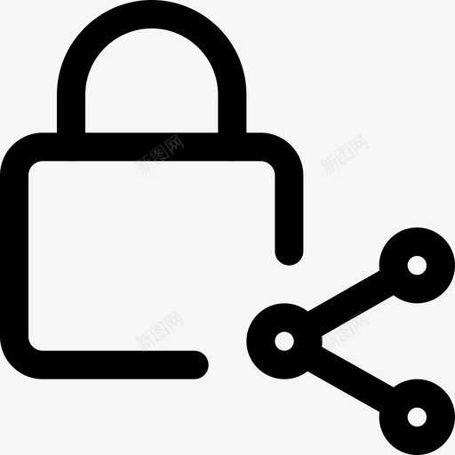 共享网络应用安全3线性svg_新图网 https://ixintu.com 共享 网络应用 安全 线性