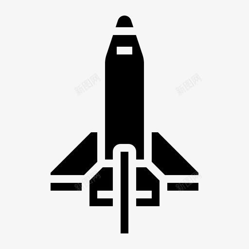 太空船发射行星svg_新图网 https://ixintu.com 太空船 发射 行星 火箭 运输 固体 图标