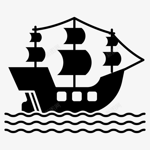 帆船游艇运输字形矢量图标svg_新图网 https://ixintu.com 帆船 游艇 运输 字形 矢量 矢量图 图标