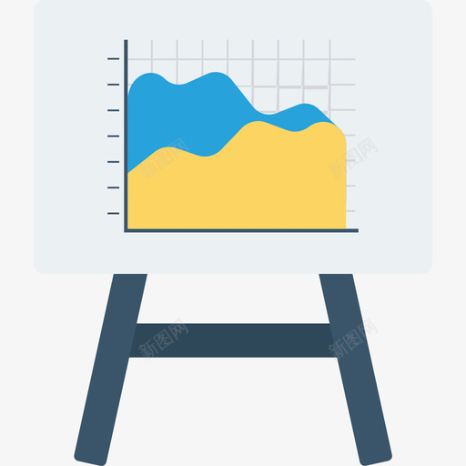 折线图数据分析36扁平svg_新图网 https://ixintu.com 折线 线图 数据分析 扁平