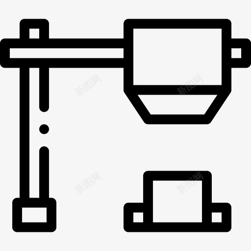 X光兽医89线性svg_新图网 https://ixintu.com 兽医 拍X光线 线性