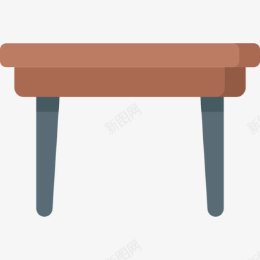 桌子家用器具27扁平图标
