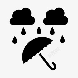 圣诞节伞把素材雨和伞圣诞节圣诞老人高清图片