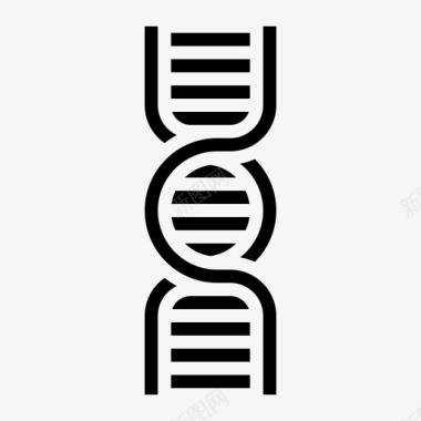 Dna结构科学158字形图标