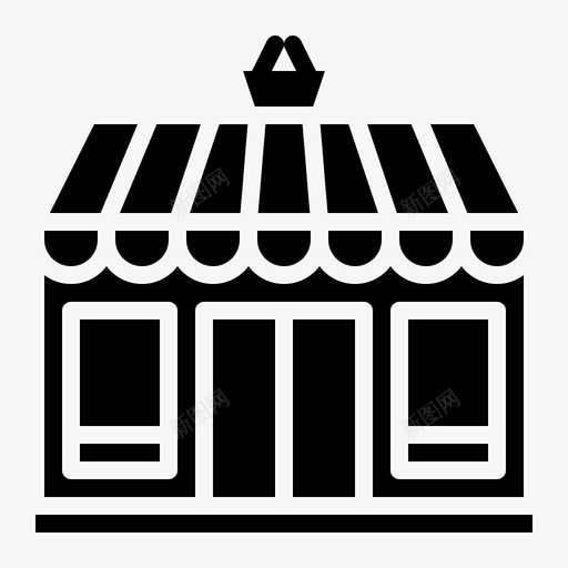 商店超市106字形svg_新图网 https://ixintu.com 商店 超市 字形