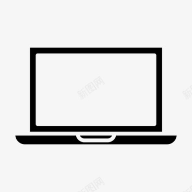 笔记本电脑硬件计算机接口标志符号图标