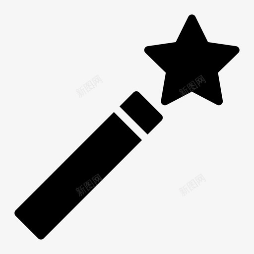 魔杖奇迹星星svg_新图网 https://ixintu.com 魔杖 星星 奇迹 巫师