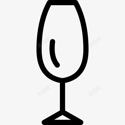 fluteglasssvg_新图网 https://ixintu.com fluteglass