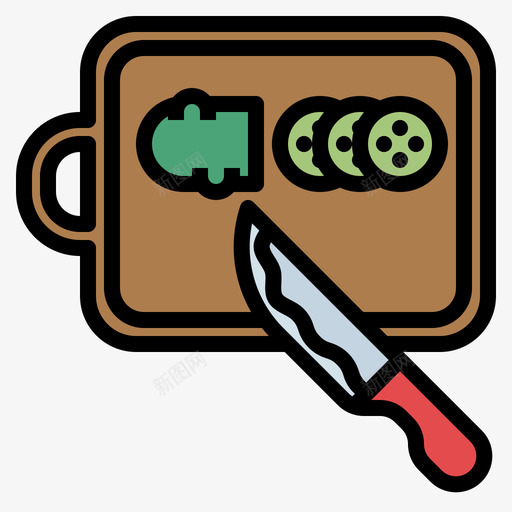切割烹饪134线性颜色svg_新图网 https://ixintu.com 切割 烹饪 线性 颜色