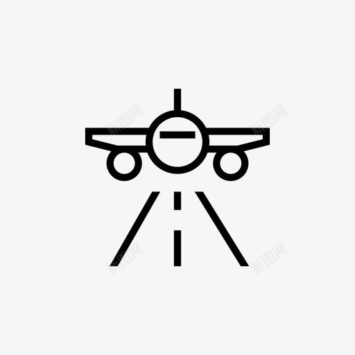 飞机着陆飞行假日svg_新图网 https://ixintu.com 飞机 着陆 飞行 假日 跑道