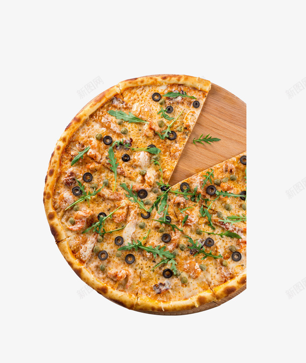 披萨意式披萨png免抠素材_新图网 https://ixintu.com 披萨 意式披萨 美食 食物