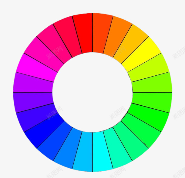 所有颜色的色环png免抠素材_新图网 https://ixintu.com 颜色 色环 红 黄