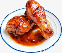 卤鸡脖美食菜品鸡腿高清图片