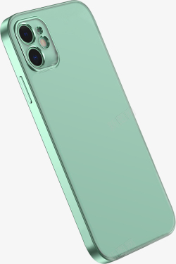 最新绿色手机iPhone12手机新品手机外壳背面高清图片