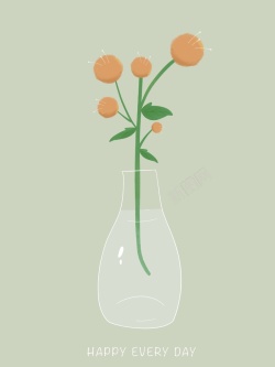 设计感花瓶临摹花瓶插画高清图片