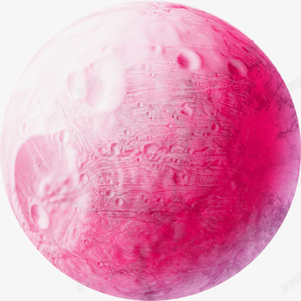 粉色星球月球png免抠素材_新图网 https://ixintu.com 彩色月球 月球 粉色 梦幻 童话