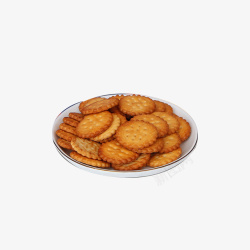 小圆饼干零食休闲食品素材