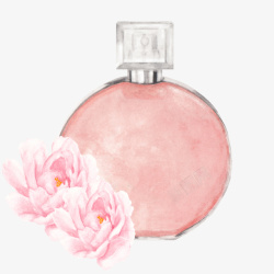 香水瓶粉色免抠图素材