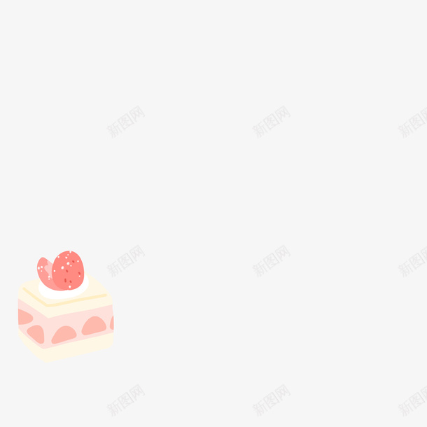 可爱少女小蛋糕psd免抠素材_新图网 https://ixintu.com 小蛋糕 粉色蛋糕 少女心 卡通 可爱