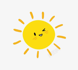 墨镜太阳卡通可爱的卡通小太阳高清图片