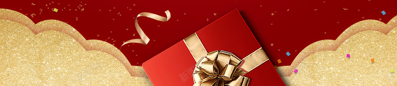 圣诞节红色庆祝背景图元素psd设计背景_新图网 https://ixintu.com 圣诞节 红色 艺术字 背景图 装饰元素 礼盒