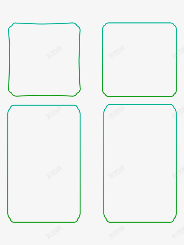 边框素材中国风png免抠素材_新图网 https://ixintu.com 边框 矩形 古风边框 装饰元素